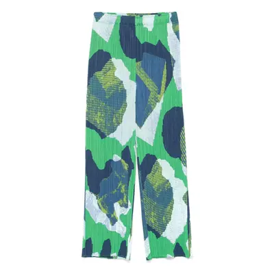 PLEATS PLEASE ISSEY MIYAKE - Printed Trousers