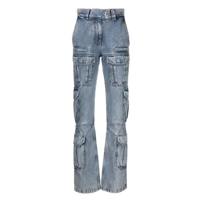 GIVENCHY - Cargo Denim Cotton Jeans