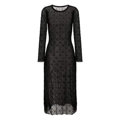 MARINE SERRE - Moonogram Mesh Tube Dress