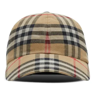 BURBERRY - Check Motif Baseball Cap