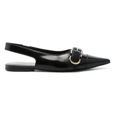 GIVENCHY - Voyou Leather Slingback Flats