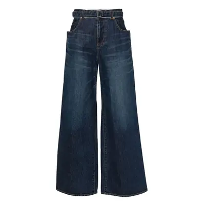 SACAI - Wide Leg Denim Jeans