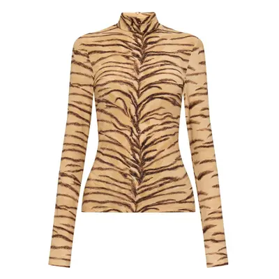 STELLA MCCARTNEY - Tiger Print Nylon Top