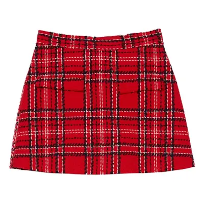 MSGM - Skirt With Tartan Pattern