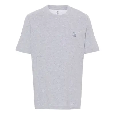 BRUNELLO CUCINELLI - Logo Cotton T-shirt