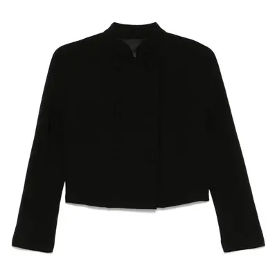 EMPORIO ARMANI - Crepe Short Jacket