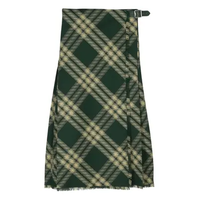 BURBERRY - Wool Midi Skirt