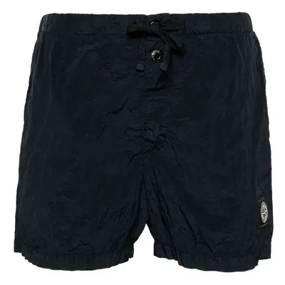 STONE ISLAND - Logo Nylon Swim Shorts