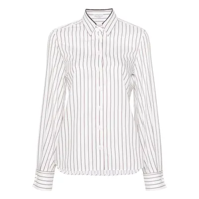 BRUNELLO CUCINELLI - Striped Cotton Shirt