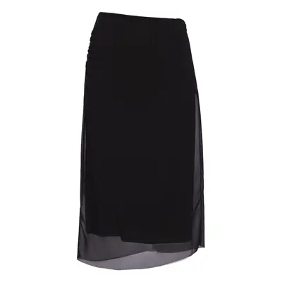 PRADA - Georgette Midi Skirt