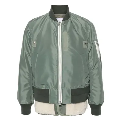 SACAI - Bomber Jacket With Stitching