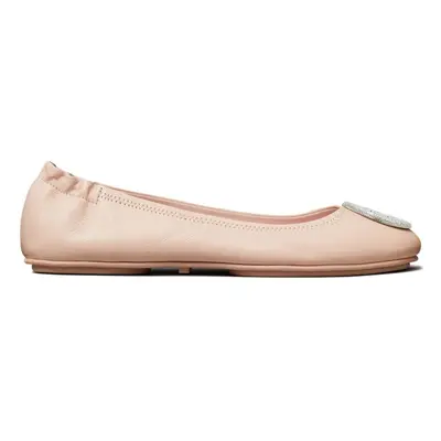 TORY BURCH - Minnie Leather Ballet Flats