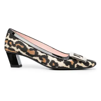 ROGER VIVIER - Belle Vivier Leopard Patent Leather Pumps