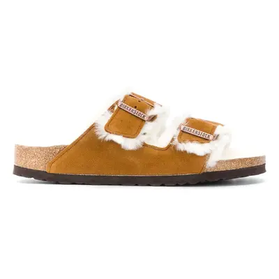 BIRKENSTOCK - Arizona Shearling, Suede Leather Slipper