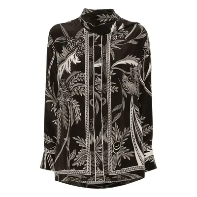 FOR RESTLESS SLEEPERS - Printed Silk Shirt