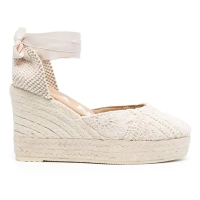 MANEBI - Yucatán Crochet Cotton Wedge Espadrilles