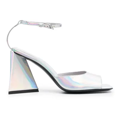 THE ATTICO - Piper Faux Patent Leather Heel Sandals