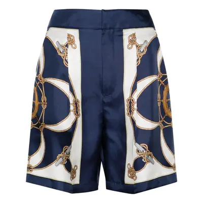 BALLY - Printed Silk Trousers