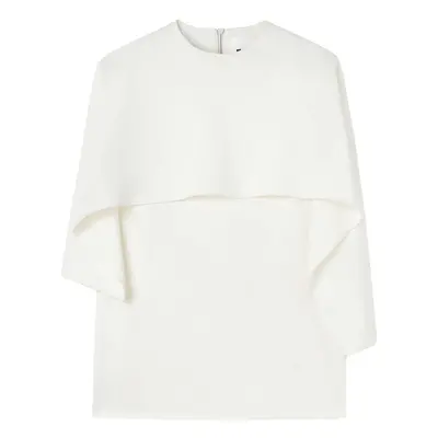 JIL SANDER - Cotton T-shirt With All-in Cape