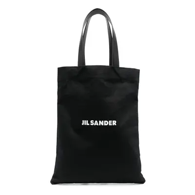 JIL SANDER - Logo Linen And Cotton Tote Bag