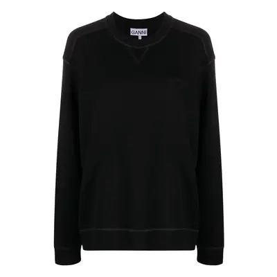 GANNI - Organic Cotton Crewneck Sweatshirt