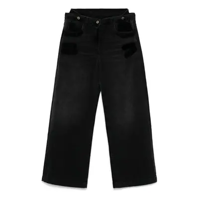 THE ATTICO - Wide-leg Denim Jeans