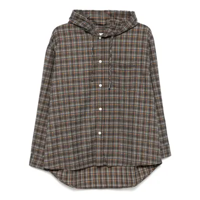 DUNST - Check Hooded Shirt