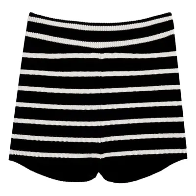 AMI PARIS - Organic Cotton Striped Shorts