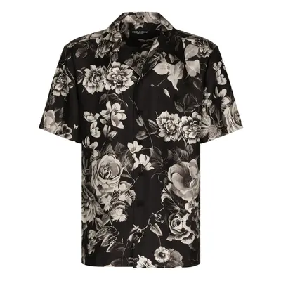 DOLCE & GABBANA - Flower Print Silk Shirt