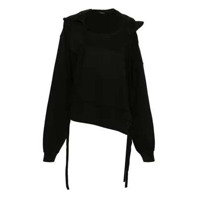 OTTOLINGER - Deconstructed Cotton Hoodie