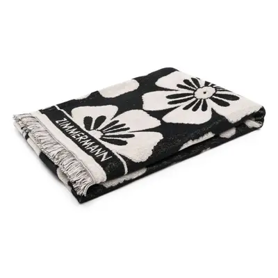 ZIMMERMANN - Logo Cotton Beach Towel