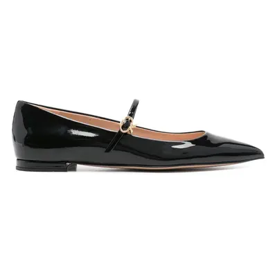 GIANVITO ROSSI - Ribbon Jane Patent Leather Ballet Flats