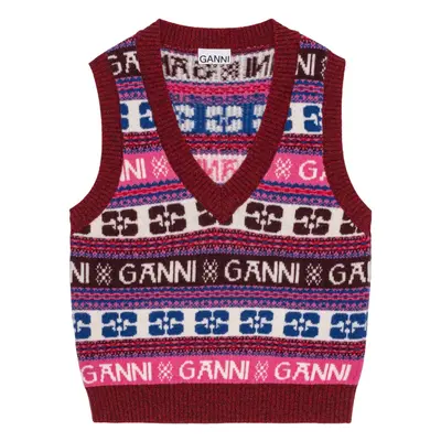 GANNI - Logo Wool Vest