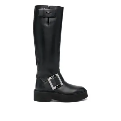 ROGER VIVIER - Viv Rangers High Leather Boots