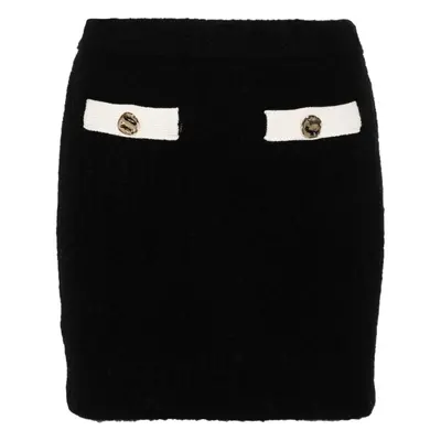 SELF PORTRAIT - Wool Blend Mini Skirt