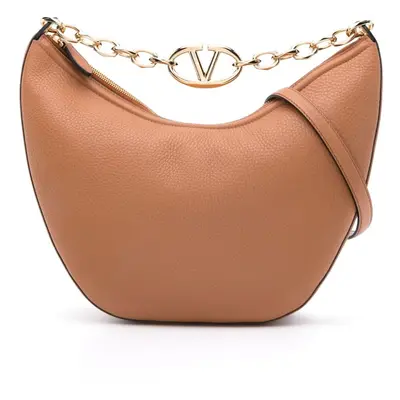 VALENTINO GARAVANI - Vlogo Moon Medium Leather Hobo Bag