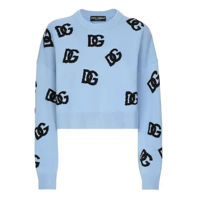 DOLCE & GABBANA - Allover Logo Wool Jumper