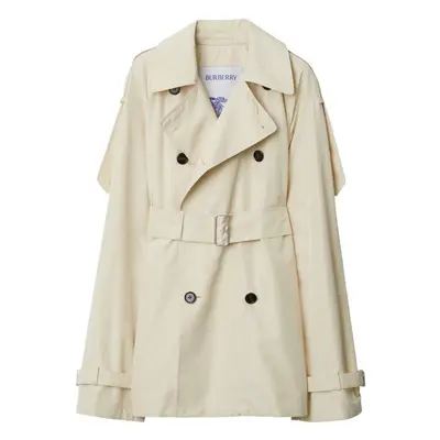 BURBERRY - Silk Short Trench Coat