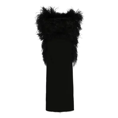 SPORTMAX - Feathered Midi Dress