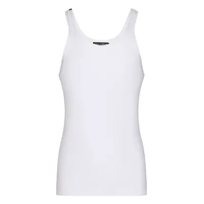 DOLCE & GABBANA - Ribbed Cotton Tank Top