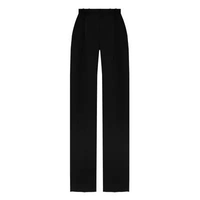 SAINT LAURENT - Wool Wide-leg Trousers