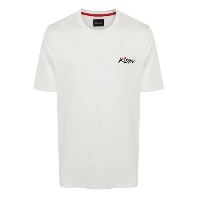 KITON - Logo Cotton T-shirt