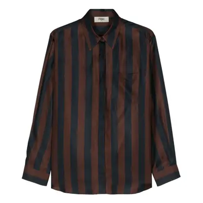 FENDI - Striped Silk Shirt