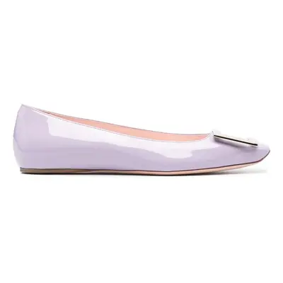 ROGER VIVIER - Trompette Leather Ballet Flats