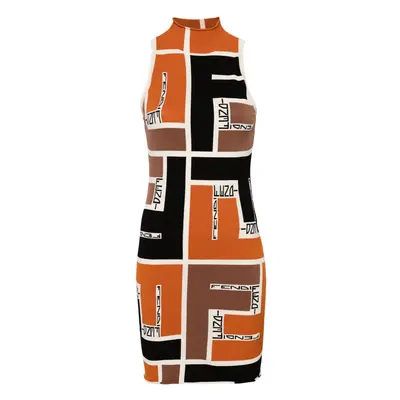 FENDI - Printed Short Dress