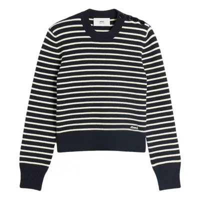 AMI PARIS - Wool And Cotton Blend Sailor Sweater