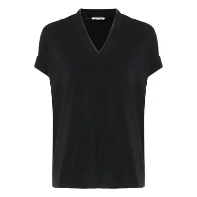 BRUNELLO CUCINELLI - V-neck Cotton T-shirt