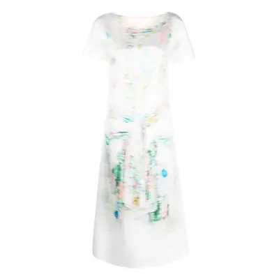 LOEWE - Blurred Print Midi Dress