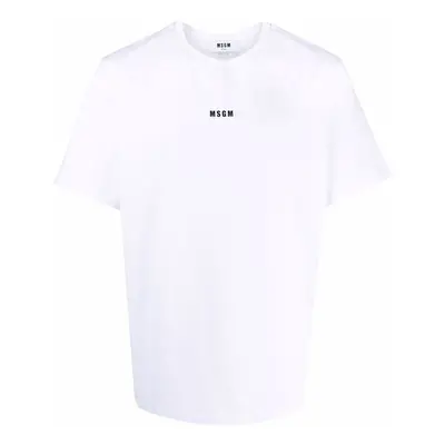 MSGM - Cotton T-shirt With Logo