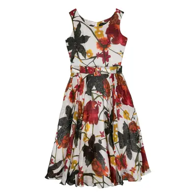 SAMANTHA SUNG - Floral Print Midi Dress